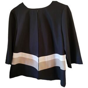 Chico’s Easywear Colorblock Cardigan Size Medium